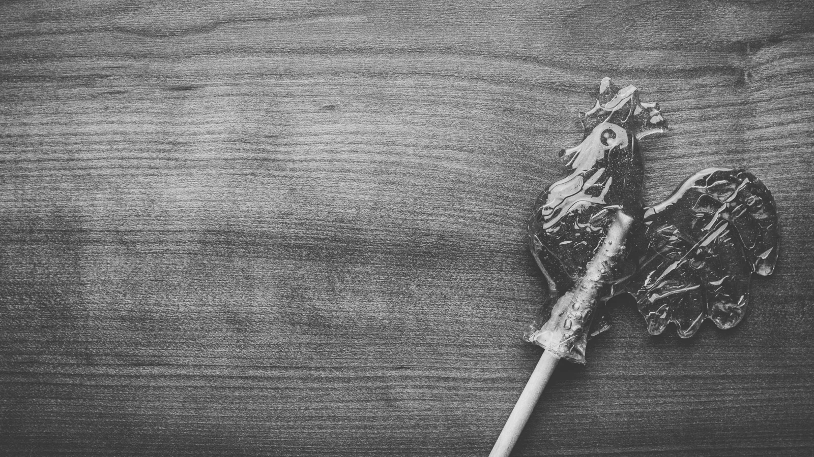 a lollipop on a stick