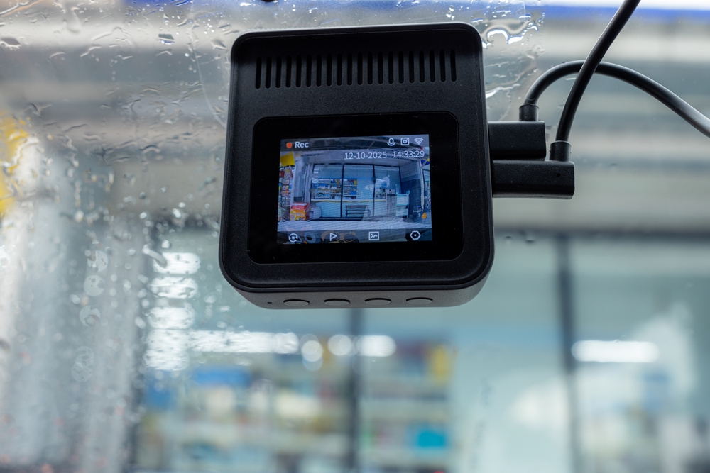 Car dashcam,Digital video recorder car camera for safety on the road accident